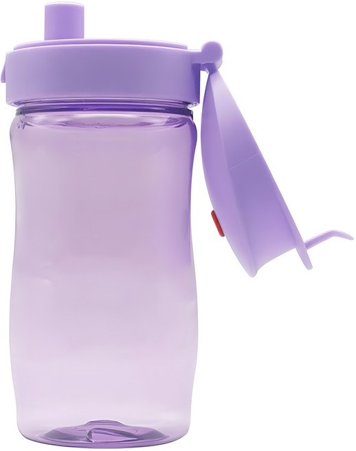 하우스팁 하키즈 아동용 스포츠 물병, 연보라, 350ml, 1개