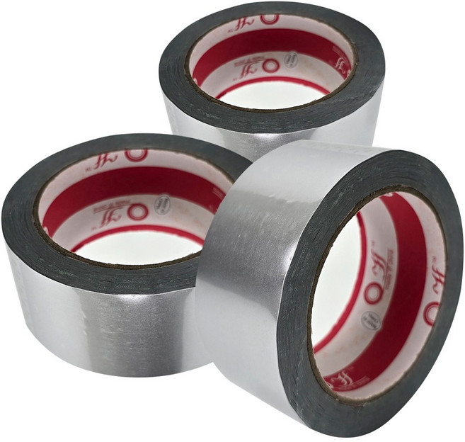 링비츠 박스 포장 컬러 테이프 더블 75m, 3개, 실버