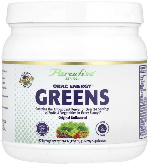 파라다이스허브 오락에너지 그린 ORAC Energy 오리지널 무맛 364g, 362 g, 1개 - 쿠팡
