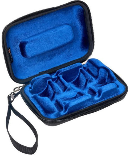 Protec ZIP 트롬본/유포늄 마우스피스 케이스(4피스) 블랙 모델 BM222, Black, 4-Piece, 1개