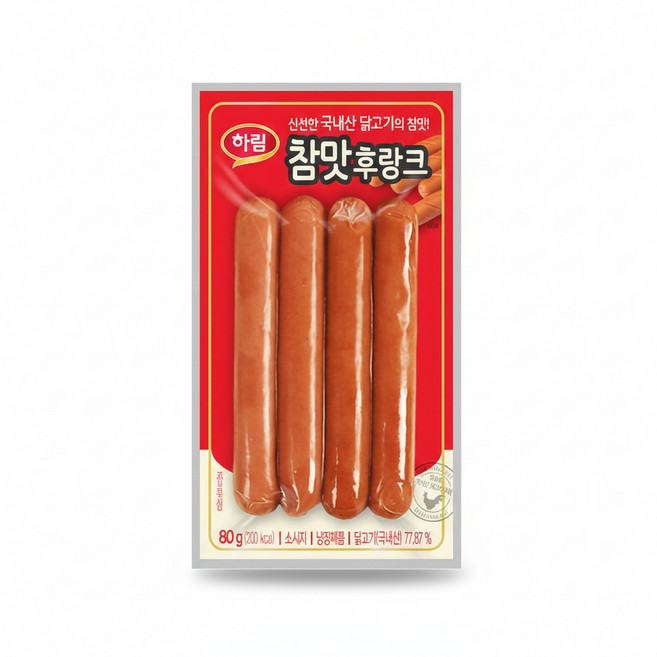 하림 참맛후랑크 80g 50개