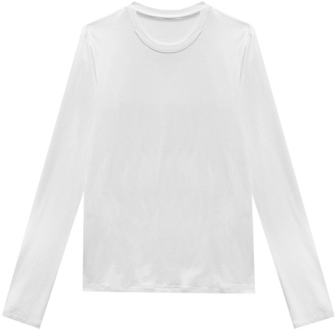 국산 여성 레이온 긴팔 여름 티셔츠 베이직 긴소매 티