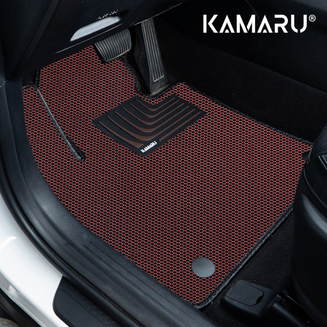 카마루 매쉬 코일매트 1열+2열, 오렌지 브라운, 차량 적용표 참고