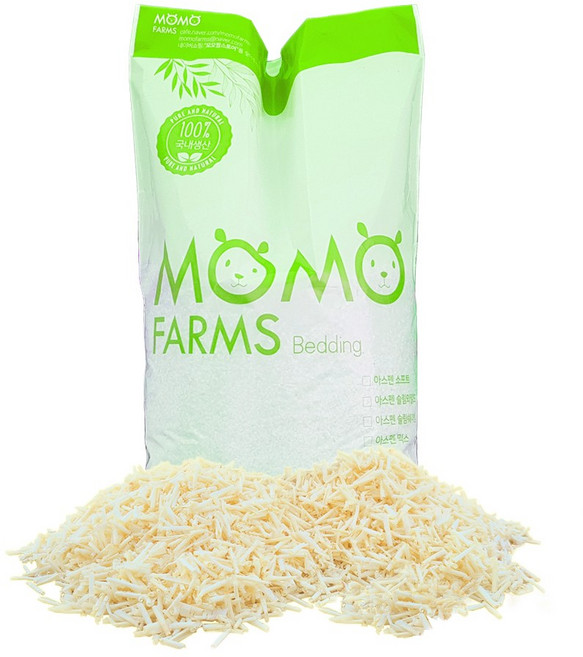 모모팜 슬림쉐이빙 아스펜 베딩 (중포장 30L), 1개, 1kg