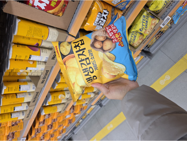 노브랜드 생생 감자칩, 4개, 110g