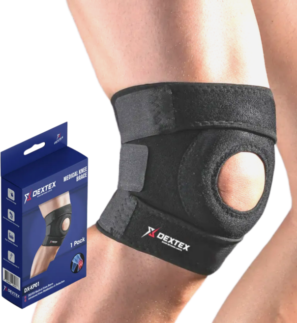 DEXTEX 의료용 슬개골 무릎보호대, 1개