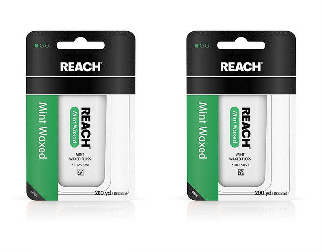 Reach 리치 치실 Reach Mint Waxed Dental Floss 182.8m x2, 1개입