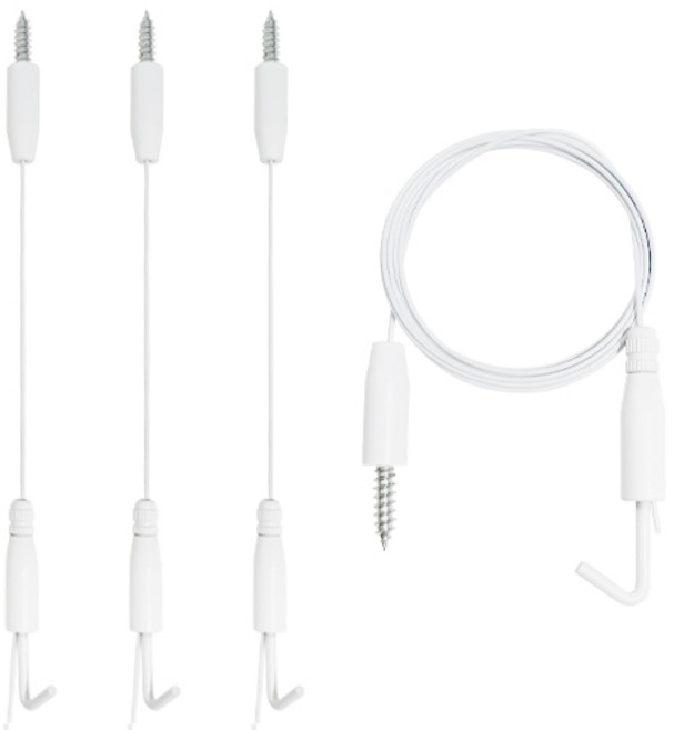 슬림 천장걸이, 화이트, 4개