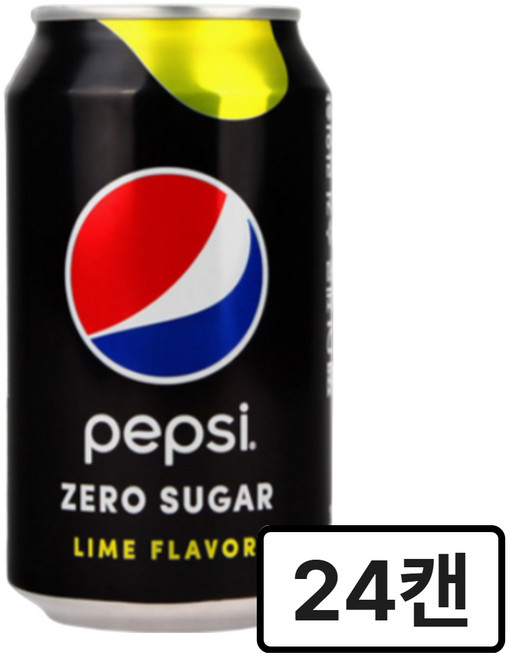 펩시 업소용 콜라 제로슈거 라임향, 24개, 355ml