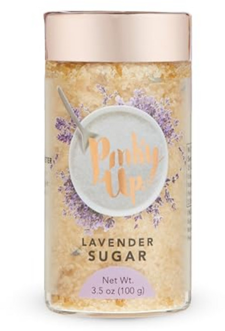 핑키 업 티 5419 라벤더 설탕 99.22그램 멀티 컬러 Pinky Up Lavender Sugar 3.5oz Purple Flavored Sugar Sugar Rimme, 1개