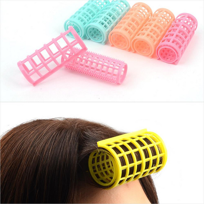 클래식 컬러 구르프 구프프 헤어롤 헤어컬 롤고데기 고데기 그루프, 중(6P), 1개