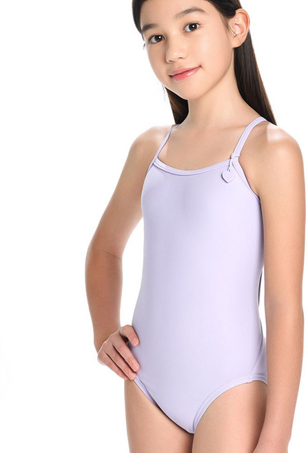 후그 여아수영복 GXA414 퍼니베리 라일락말락 리본크로스 X-back