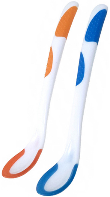 피셔프라이스 온도감지 이유식스푼 2종 세트, 혼합 색상, 8세트