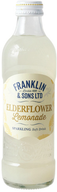 프랭클린 레모네이드 & 엘더플라워 탄산음료, 275ml, 12개