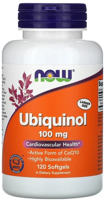 나우푸드 유비퀴놀 100mg 소프트젤, 1개, 120정 - 쿠팡