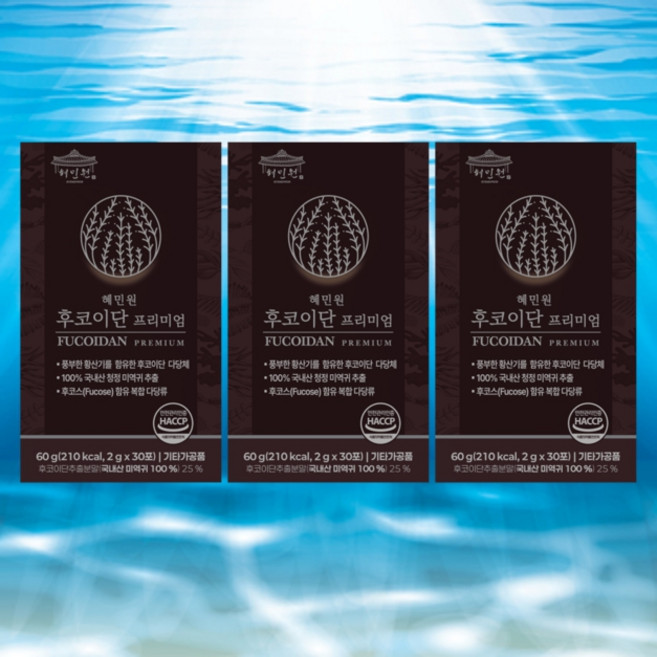 몸신의 탄생 TV방영 제품 혜민원 후코이단 프리미엄 180g 3개월분 (소비기한 2027년 8월 이후 제품 출고), 90개, 2g