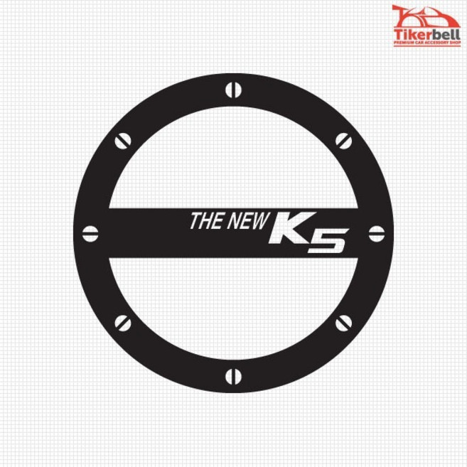 MF 더뉴K5 로고 주유구 데칼스티커 TKGD-109, 옐로우/LPG, 150x150, 1개