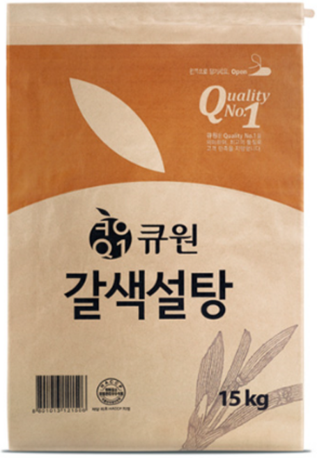 큐원 갈색설탕 15kg/무료배송, 15kg, 3개