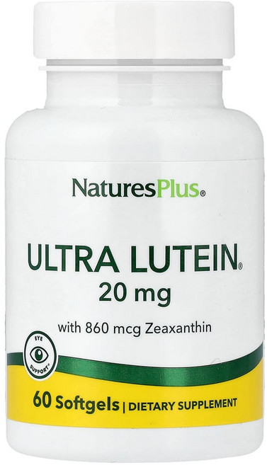 네이쳐스플러스 제아잔틴 함유 울트라 루테인 20mg 소프트젤 60정, NAP49265, 1개