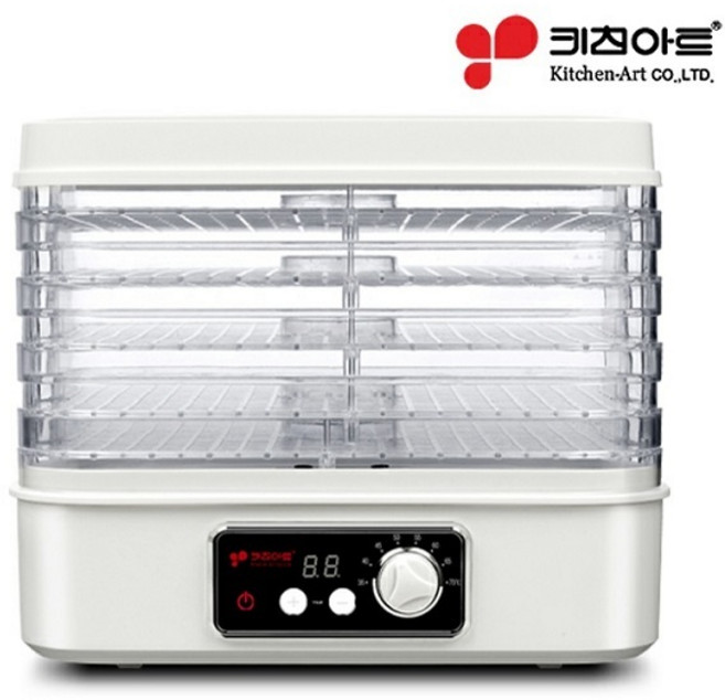 키친아트 럭시 써니 식품건조기 5단 투명, LU-500D