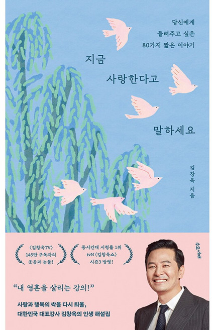 지금 사랑한다고 말하세요 (대한민국 대표강사 김창옥의 인생 해설집)