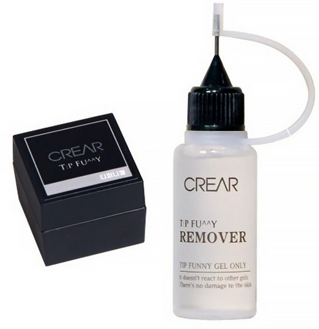 크레아 티퍼니젤 + 티퍼니젤리무버 세트, 1세트, 투명, 5ml, 젤+리무버