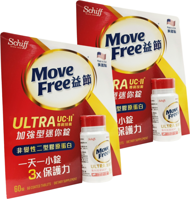 Schiff Move Free 益節 ULTRA UC-II 加強型迷你錠, 60顆, 2罐