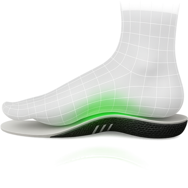 퀀티음 대한민국 특허받은 기능성 아치 깔창