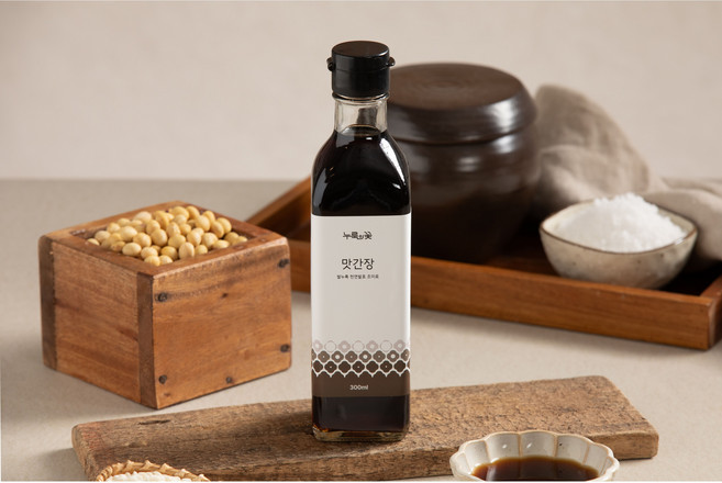 누룩의꽃 맛간장[프리미엄 저염 저당 감칠맛 만능간장 수제 발효 쌀누룩 간장], 3개, 450ml