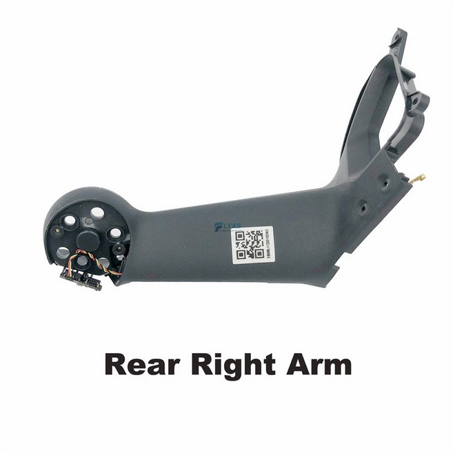 DJI FPV 암 부품용 왼쪽/오른쪽 앞/뒤 쉘 랜딩 기어/안테나 보드 교체용 백 예비, 07 Rear Right Arm, 1개