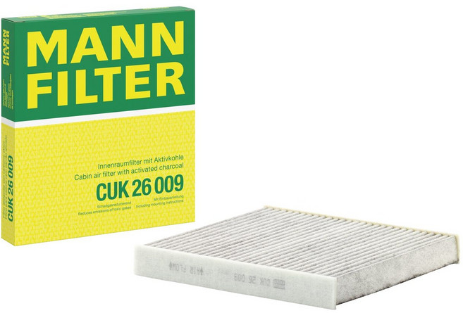 GoParts MANN CUK26009 冷氣濾網 濾芯 A3 Q3 Q2 Golf 7代 Passat Tiguan, 1個