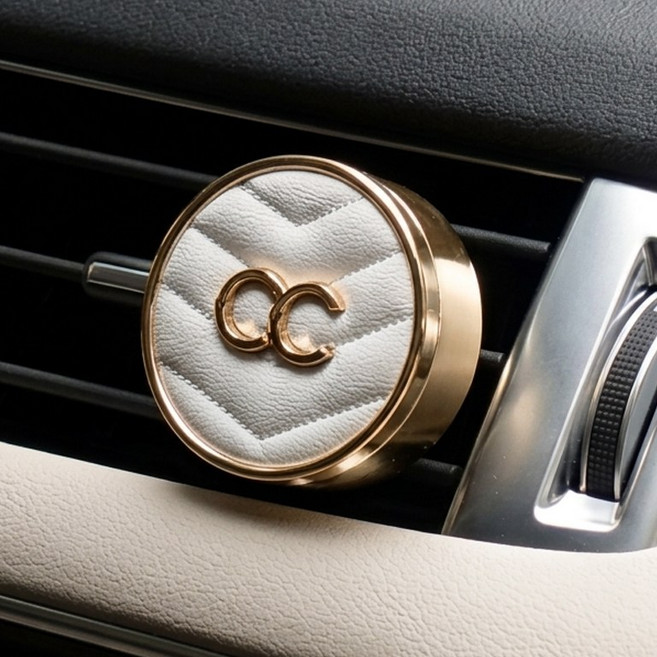 찰리스캔들 헤링본 차량용방향제/디퓨저, 화이트, 베이비 파우더, 1개