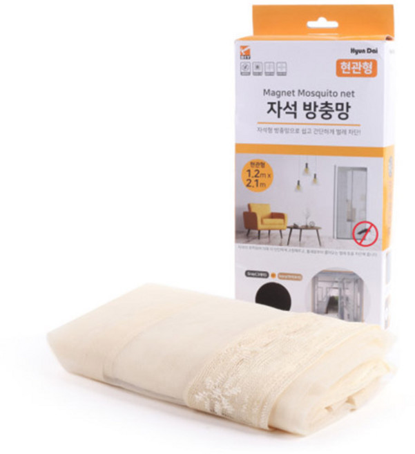 다온 현관문 자석방충망 모기장 문발, 1개