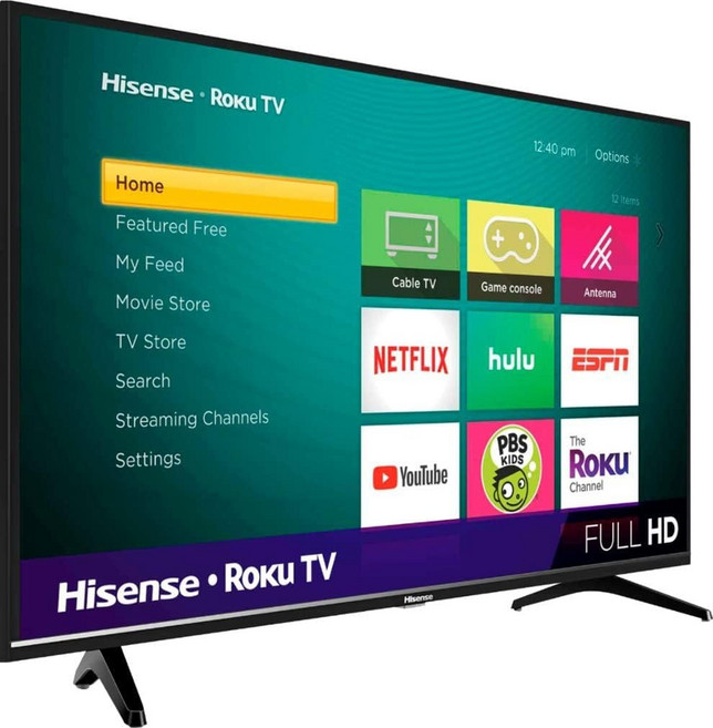 Alexa 호환성을 갖춘 Hisense 40인치 클래스 H4 시리즈 LED Roku 스마트 TV40H4F 2020 모델