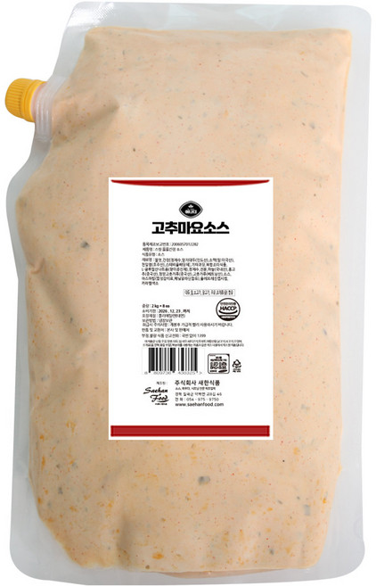 어나더소스 고추마요소스 먹태 마른안주 튀김 만능소스, 1개, 2kg