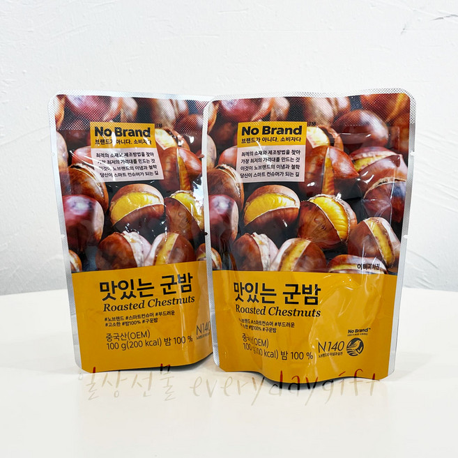 노브랜드 맛있는 군밤 100g, 2개