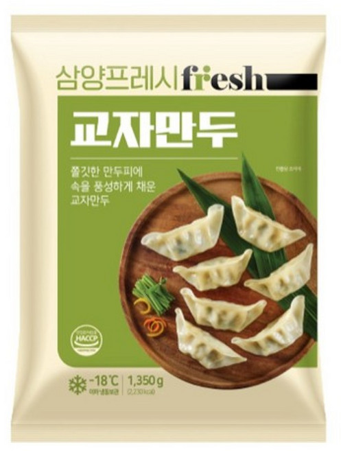 삼양 교자만두 1350g, 1.35kg, 3개