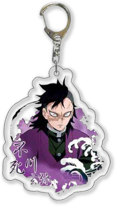 귀멸의 칼날 캐릭터 아크릴 키링 열쇠고리 키체인 물결ver. 귀칼/귀살대 가방고리&장식, G-003759. 시나즈가와 겐야