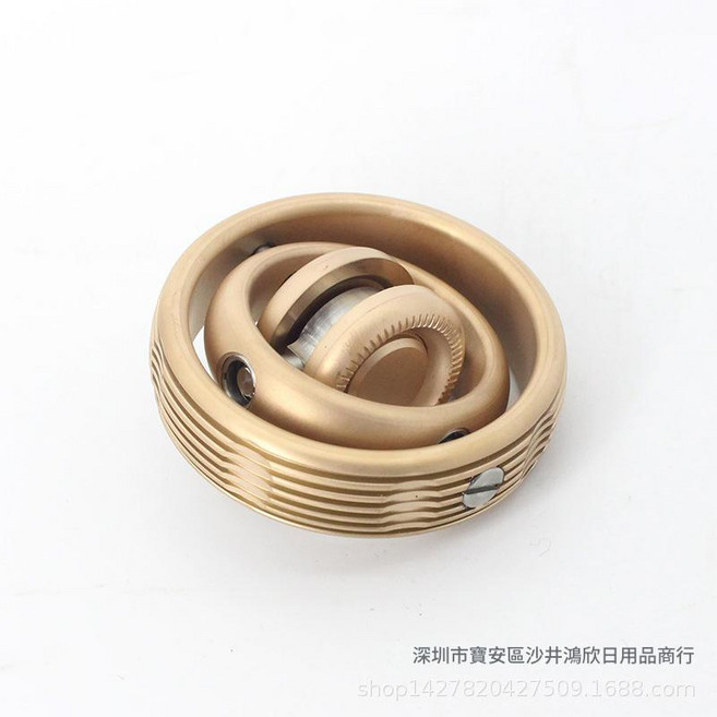 金屬指尖陀螺儀 二代 減壓玩具, 玫瑰金, 1個