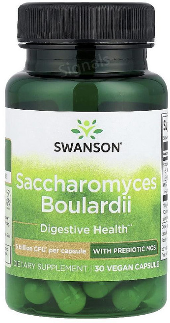 스완슨 사카로미세스 보울라디 프리바이오틱스 MOS 50억 30캡슐 유산균먹이 맥주효모, 1개, 30정