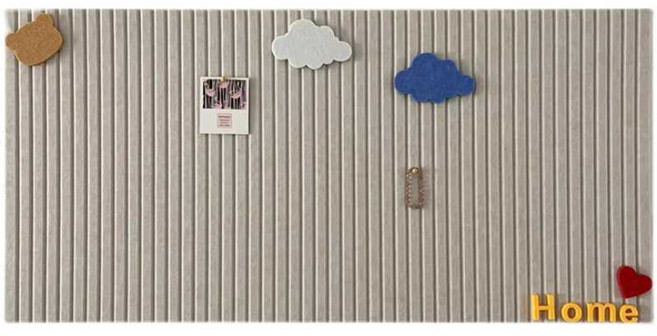 부착식 펠트 제품 감성 환경 라이트카멜 알림판 패브릭 벽 라지 게시판 부직포 그림 벽걸이, 1개, 23. 피치핑크/소