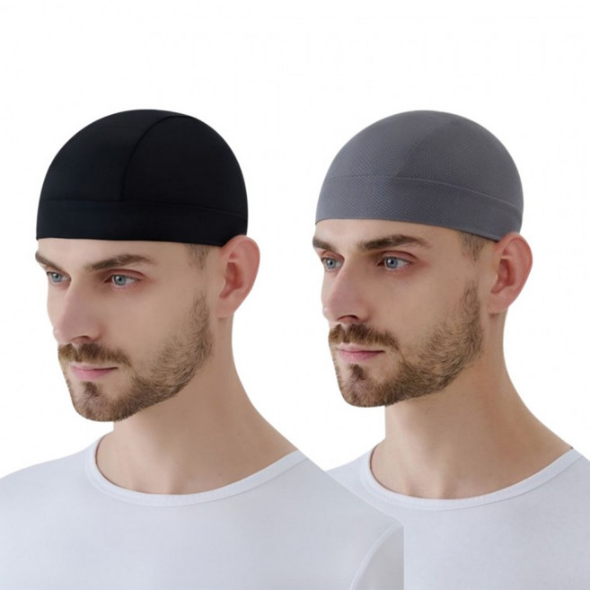 냉감 이너캡 여름 오토바이 자전거 헬멧 두건 스컬캡 쪽모자, 냉감메쉬 이너캡 그레이, 상세페이지 참조