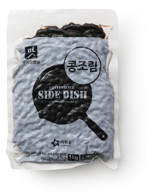 아워홈 행복한맛남 콩조림, 1kg, 3개