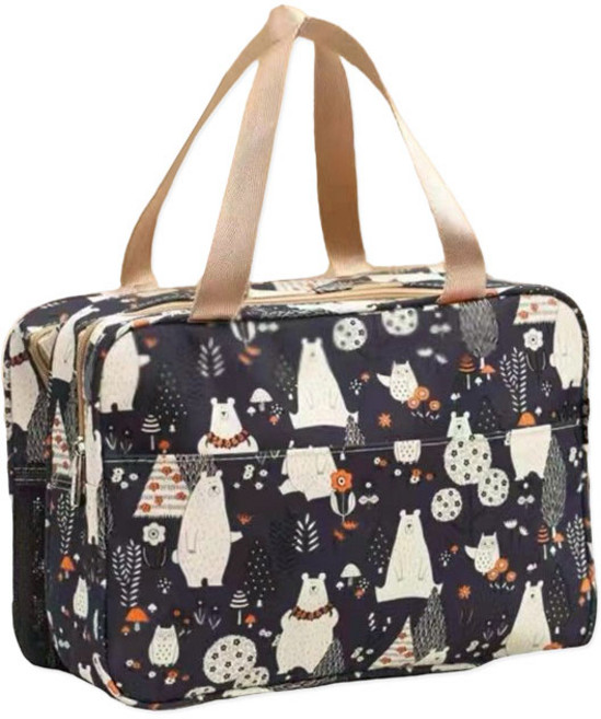 킴스브로 물빠지는 메쉬 목욕가방 비치백 수영가방, 네이비