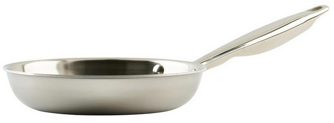 WINCO 3중 프라이팬 실버, 7", 자연스러운 마감