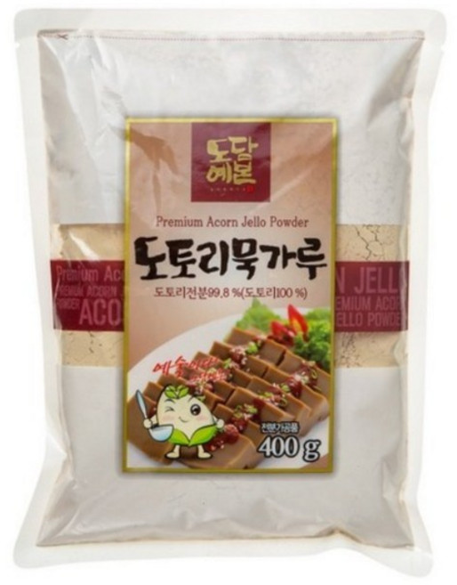 초야식품 도담예본 도토리묵가루, 400g, 20개