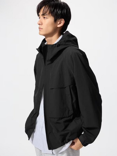 유니클로 후드바람막이 나일론 경량 윈드프루프 파커 방수