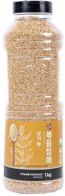 맛뜨락 유기농 통참깨로 만든 유기농 볶음참깨, 1kg, 1개