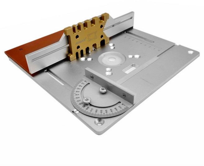트리머 목공용 지그 보드 가이드세트 알루미늄 루터기 커팅보드 목공작업대, 1개