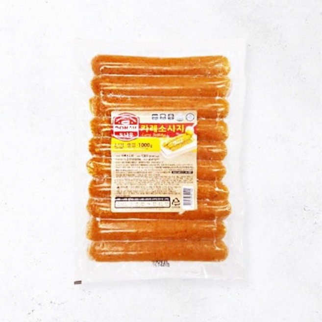 VDF 도나우 100g 10개 카레맛 소세지 간편, 1개